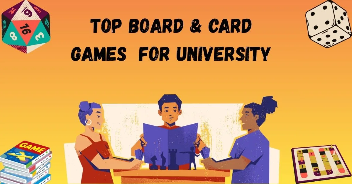 Top Board & Card Games for University (UK) Social Student Flat Party Nights