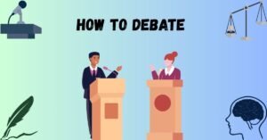 how to debate at university